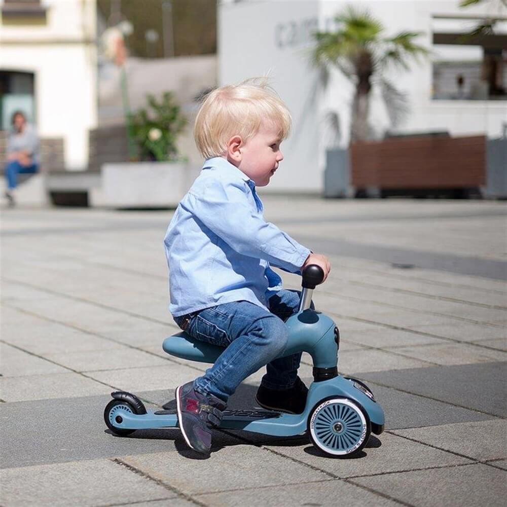 2-in-1 Highwaykick 1 Scooter - Forest Green