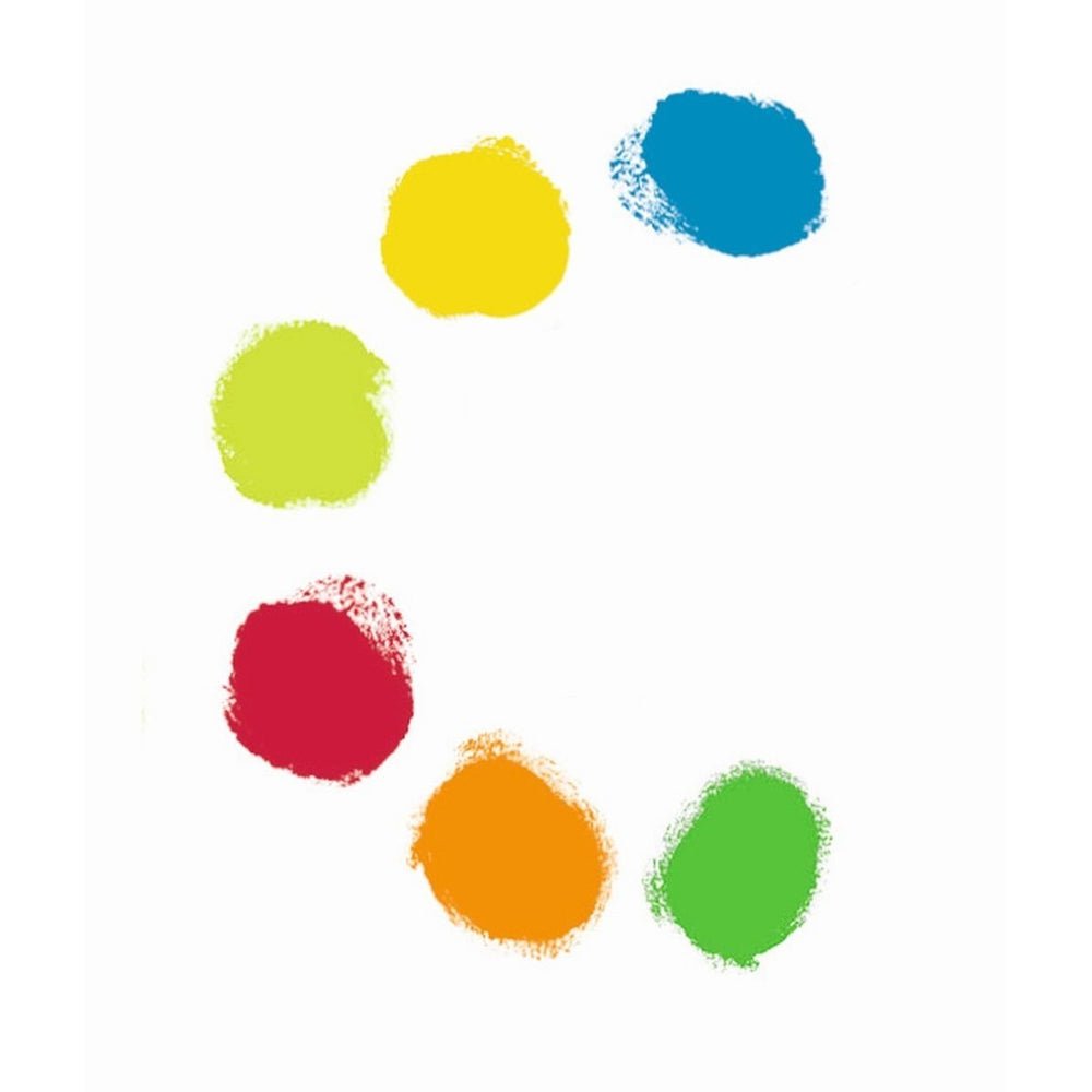 6 Finger Paint Tubes