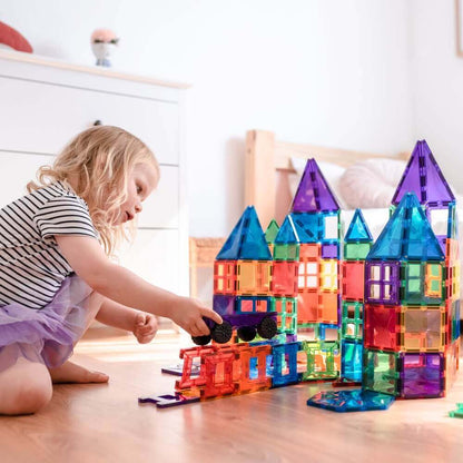 Magnetic Building Tiles - Mega Pack (212 pcs)