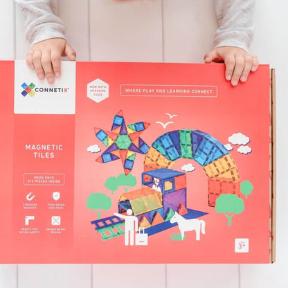 Magnetic Building Tiles - Mega Pack (212 pcs)