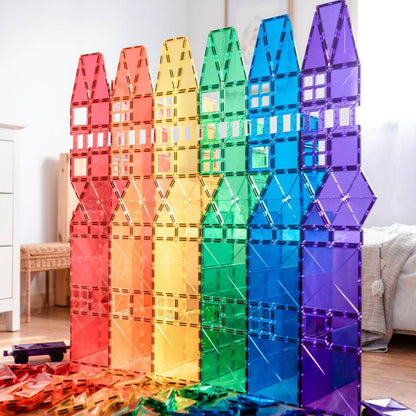 Magnetic Building Tiles - Mega Pack (212 pcs)