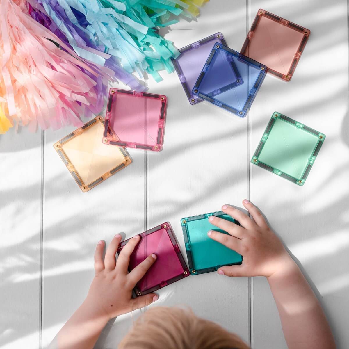 Connetix Magnetic Tiles - Pastel Creative (120 pcs)