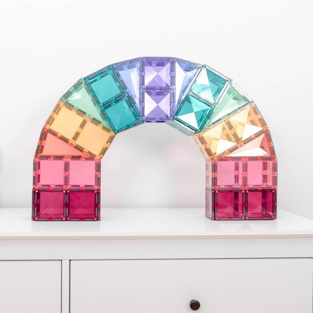 Connetix Magnetic Tiles - Pastel Creative (120 pcs)