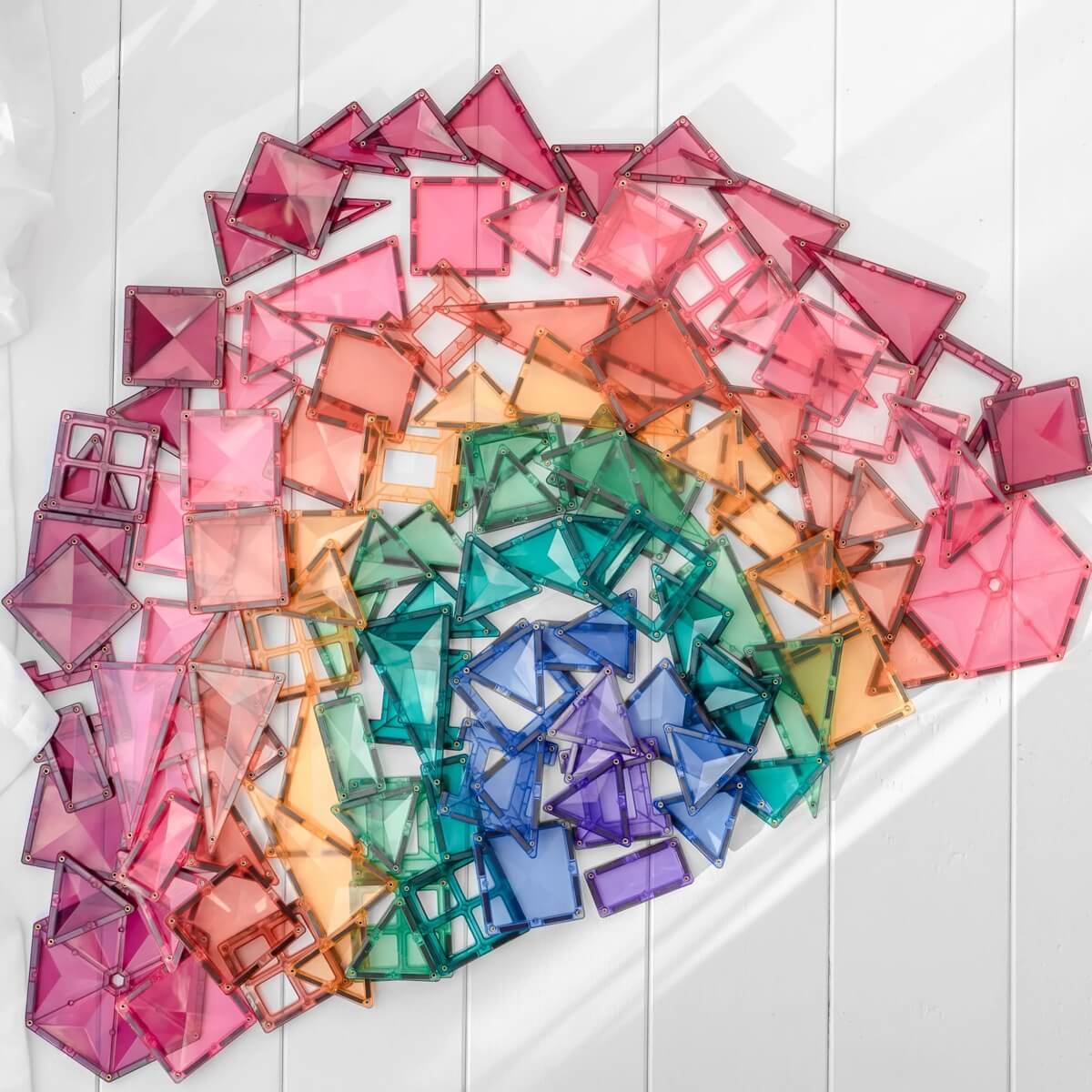 Connetix Magnetic Tiles - Pastel Mega Pack (202 pcs)