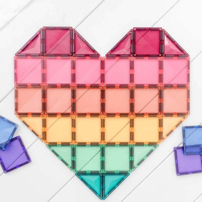 Connetix Magnetic Tiles - Pastel Mega Pack (202 pcs)