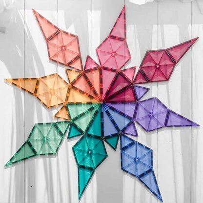 Connetix Magnetic Tiles - Pastel Mega Pack (202 pcs)