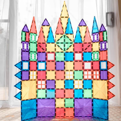 Rainbow Magnetic Tiles Creative (102 pcs)