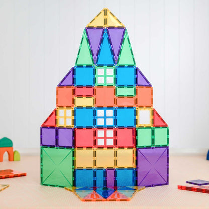 Rainbow Magnetic Tiles Creative (102 pcs)