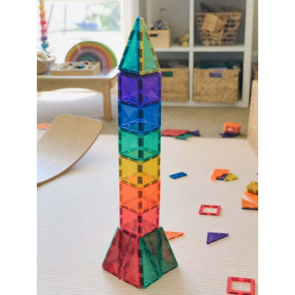 Rainbow Magnetic Tiles Starter Pack (60 pcs)