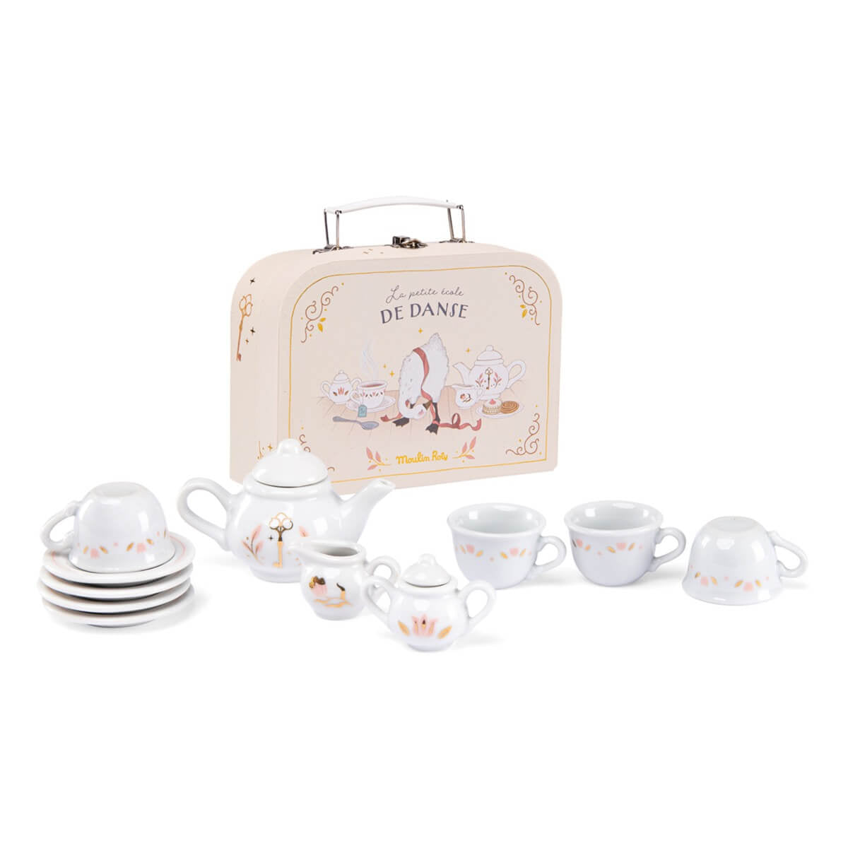 Porcelain Tea Set Case - Little Dance School
