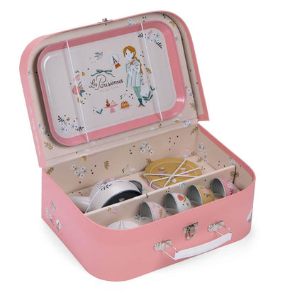 Metal Tea Set Case - Les Parisiennes
