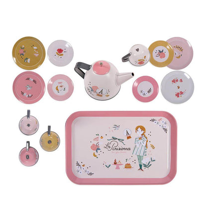 Metal Tea Set Case - Les Parisiennes