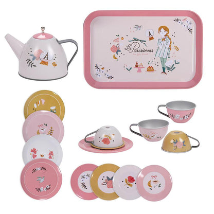 Metal Tea Set Case - Les Parisiennes