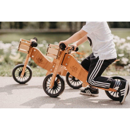 2-in-1 Tiny Tot PLUS Balance Bike - Bamboo
