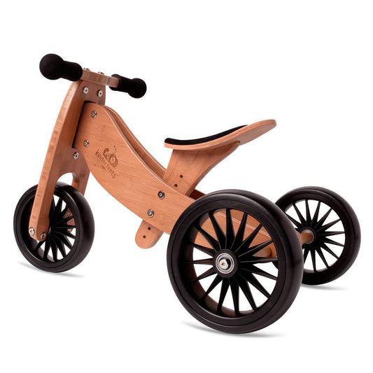 2-in-1 Tiny Tot PLUS Balance Bike - Bamboo