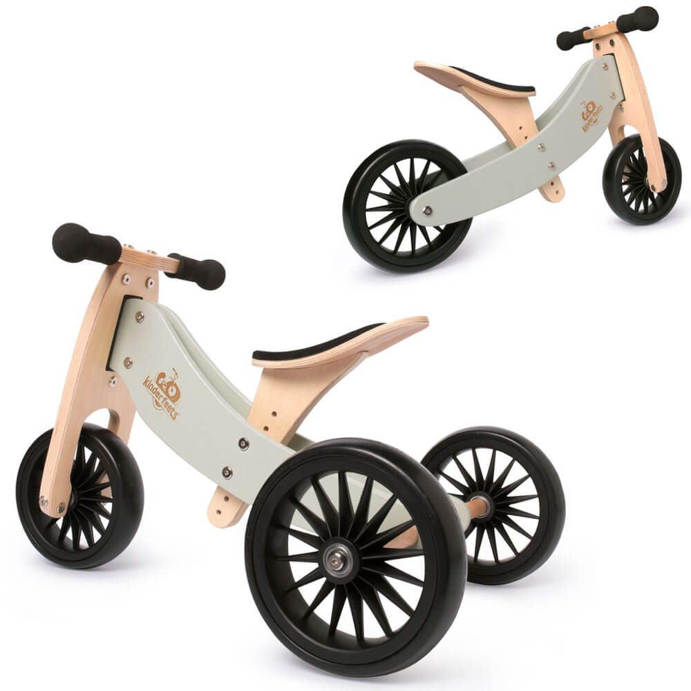 2-in-1 Tiny Tot PLUS Balance Bike - Silver Sage